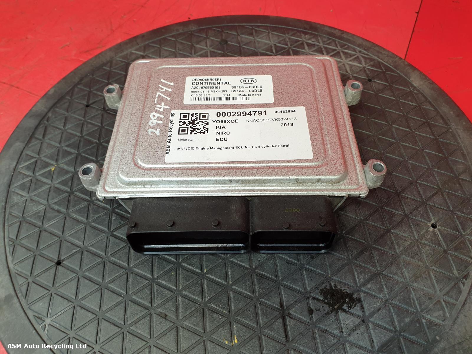 View Auto part ECU Kia Niro 2019