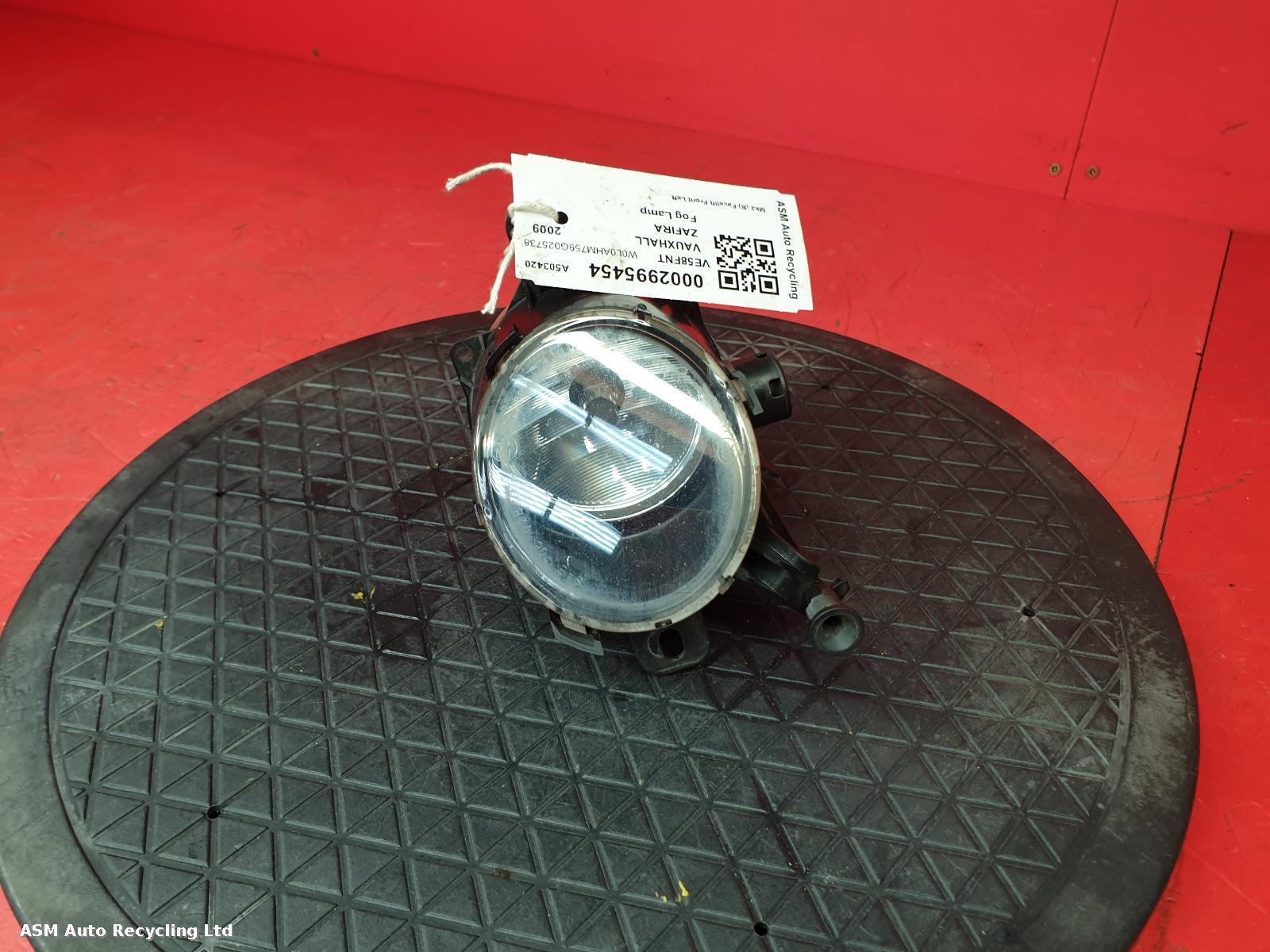 View Auto part Fog Lamp Vauxhall Zafira 2009