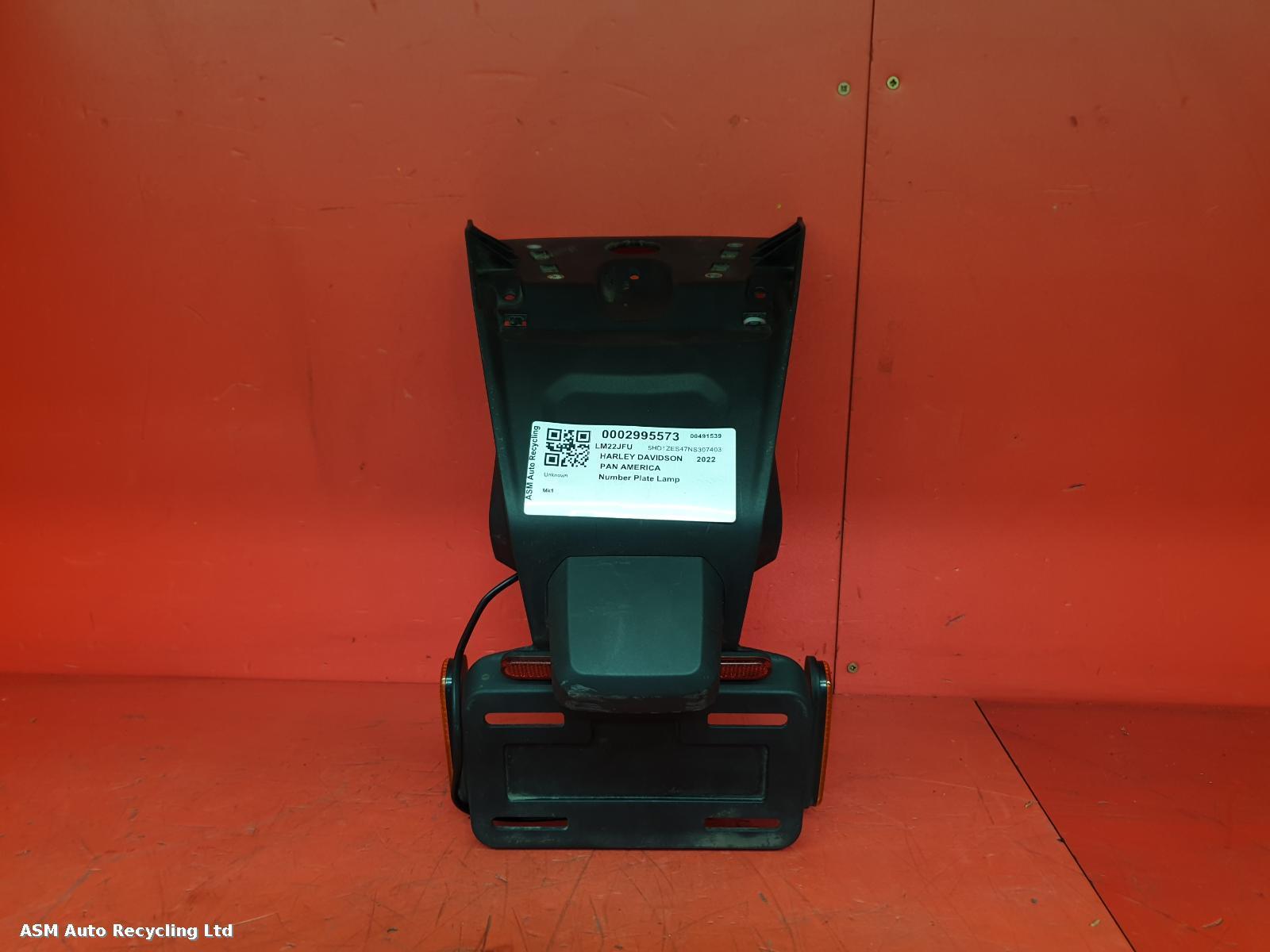 View Auto part Number Plate Lamp Harley Davidson Pan America 2022