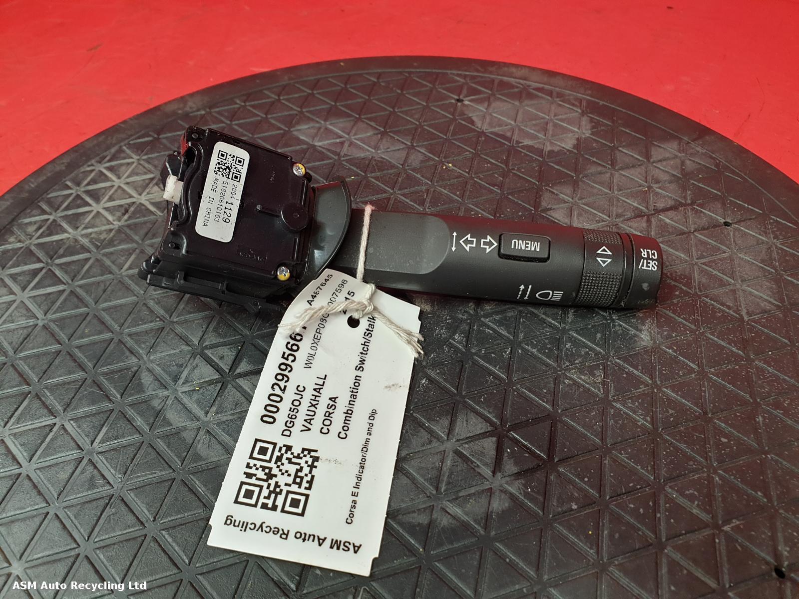 View Auto part Combination Switch Vauxhall Corsa 2015