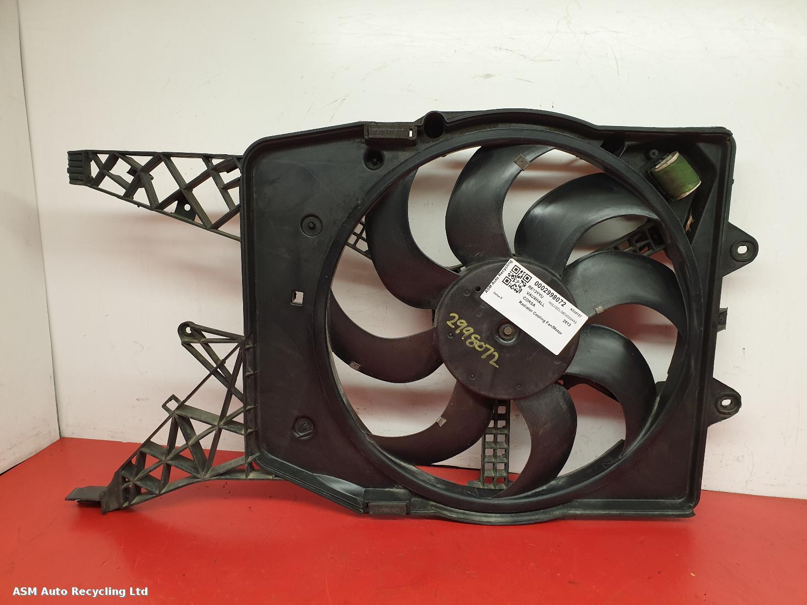View Auto part Engine Cooling Motor Vauxhall Corsa 2013