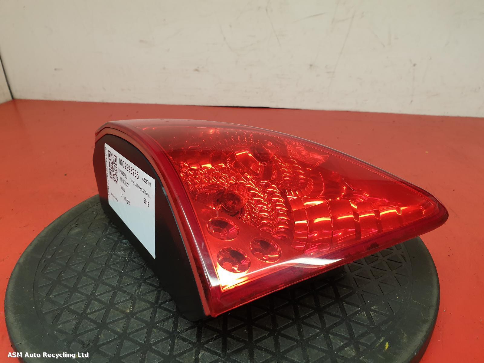 View Auto part L Taillight Peugeot 3008 2012