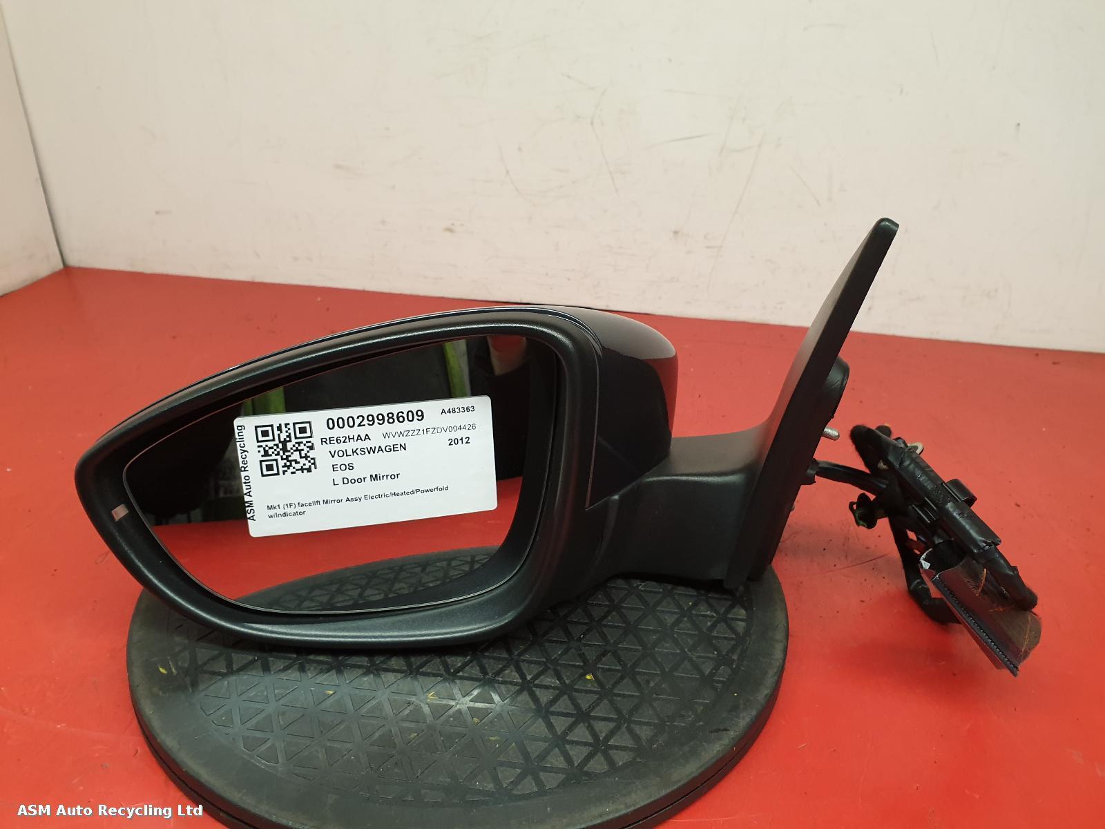 View Auto part L Door Mirror Volkswagen Eos 2012