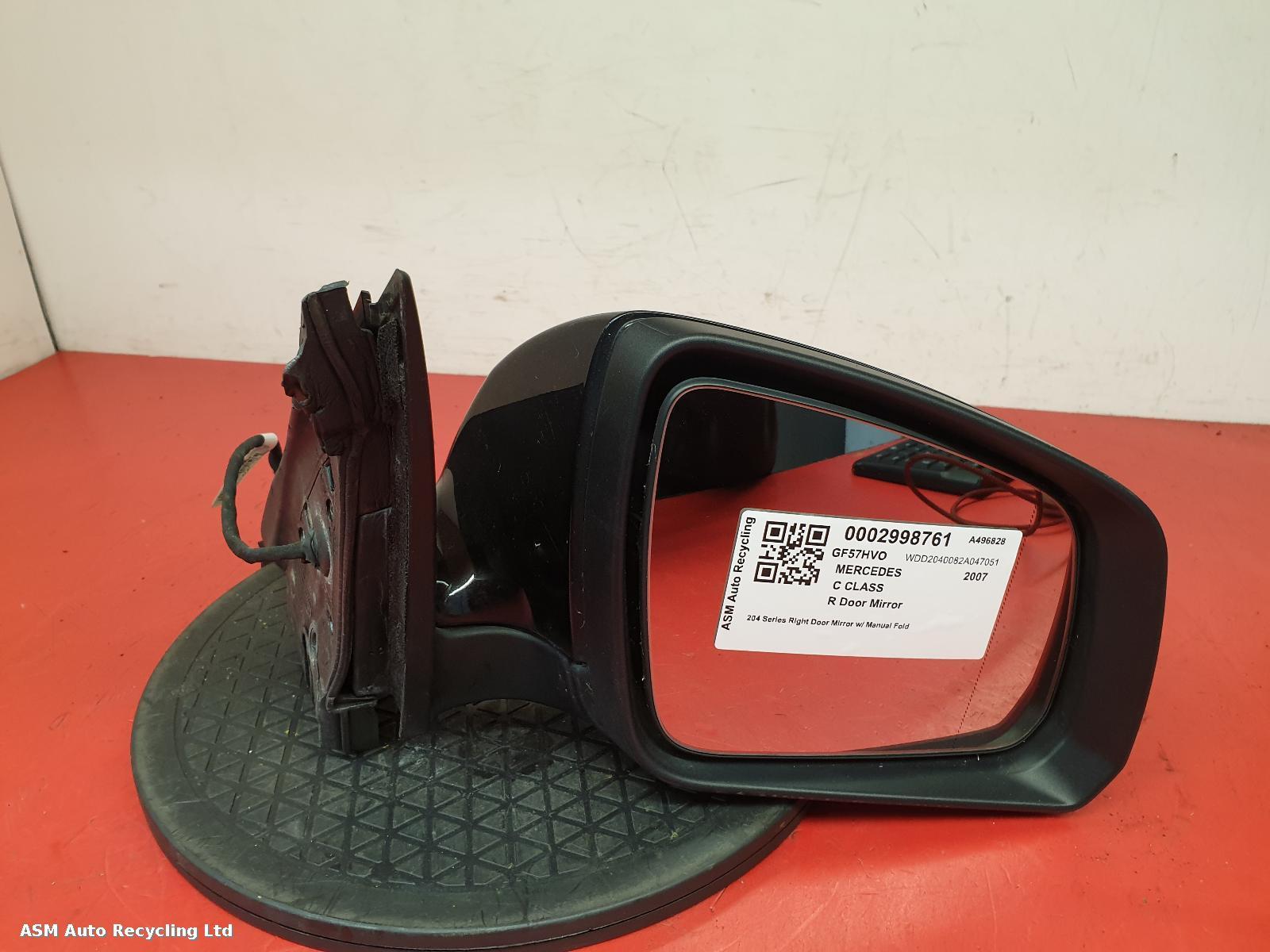 View Auto part R Door Mirror Mercedes C Class 2007