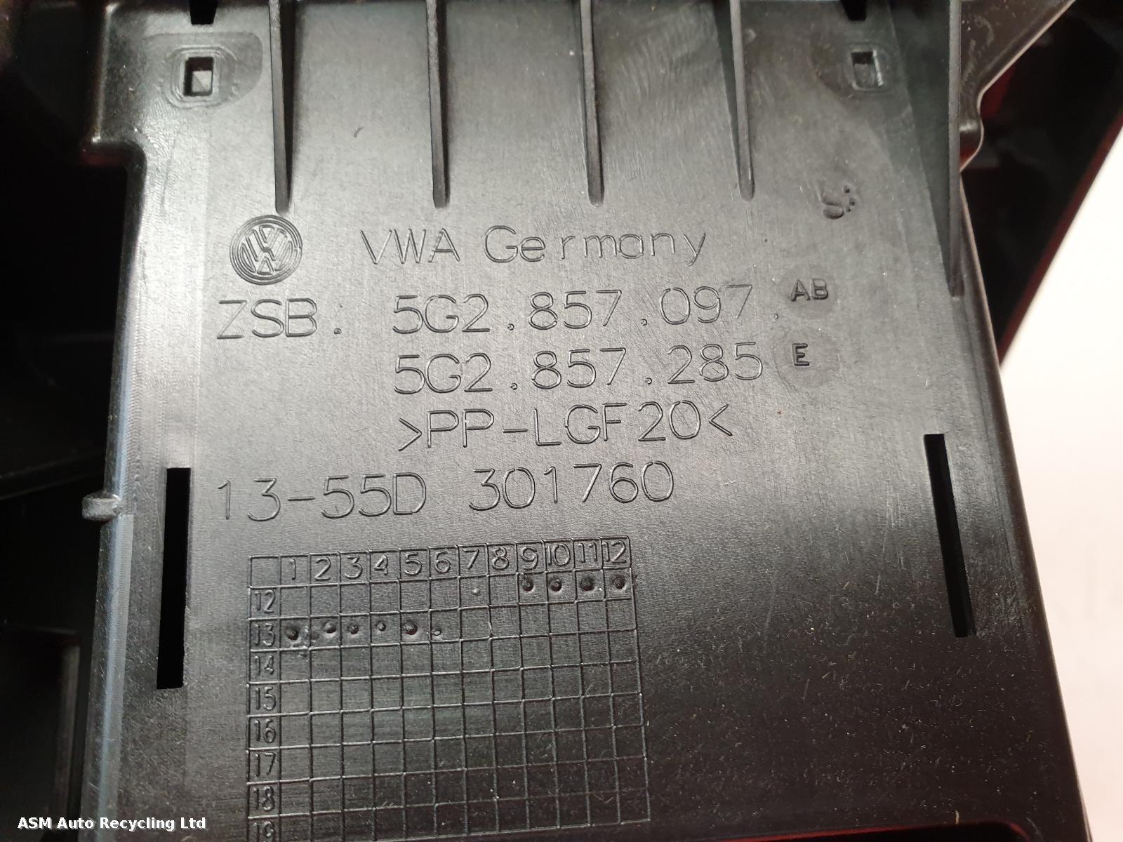 View Auto part Glove Box Volkswagen Golf 2013