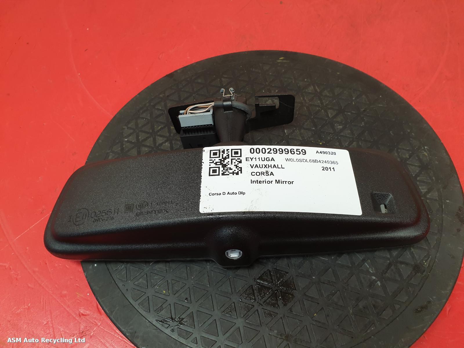 View Auto part Interior Mirror Vauxhall Corsa 2011