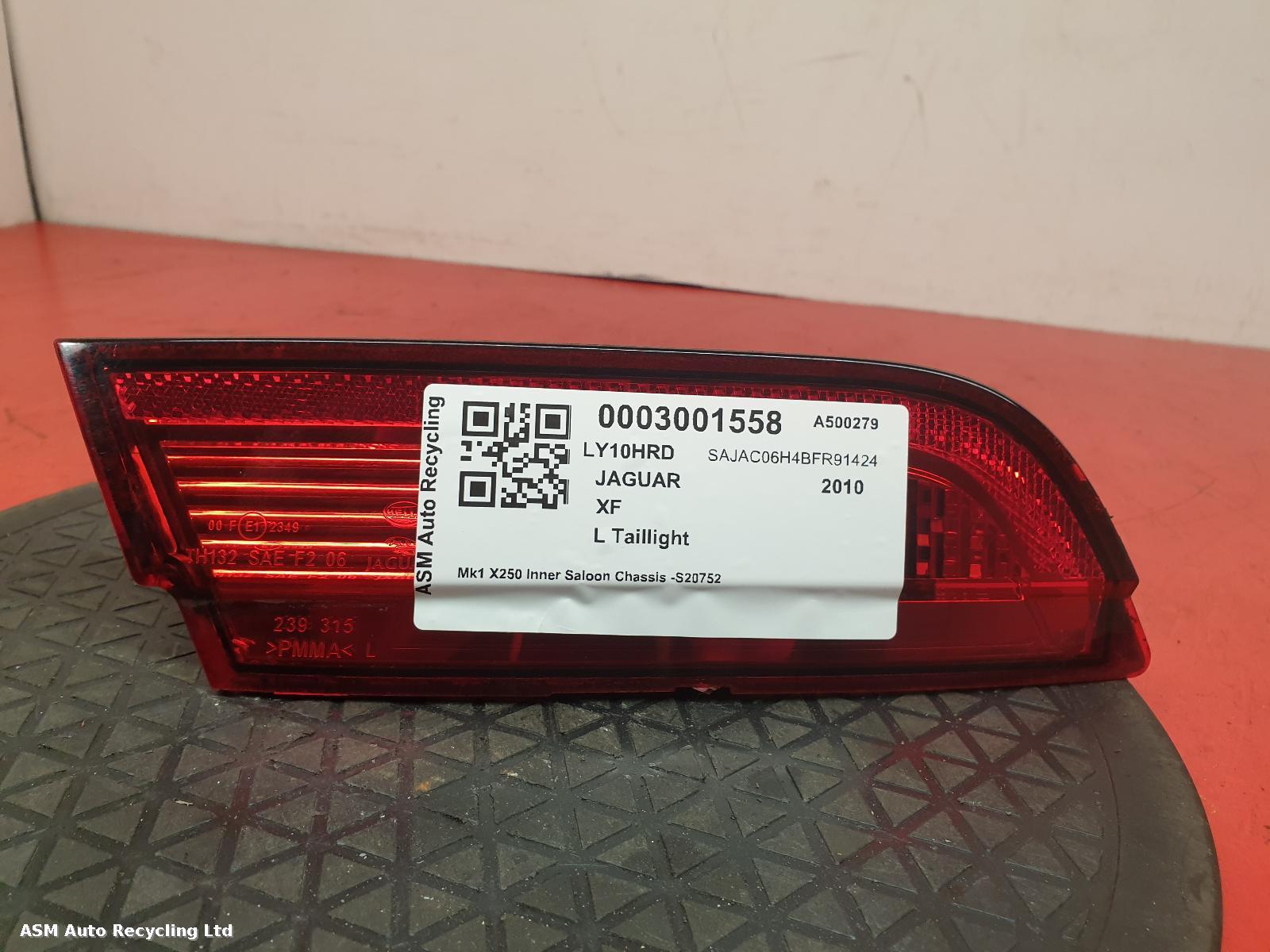 View Auto part L Taillight Jaguar Xf 2010