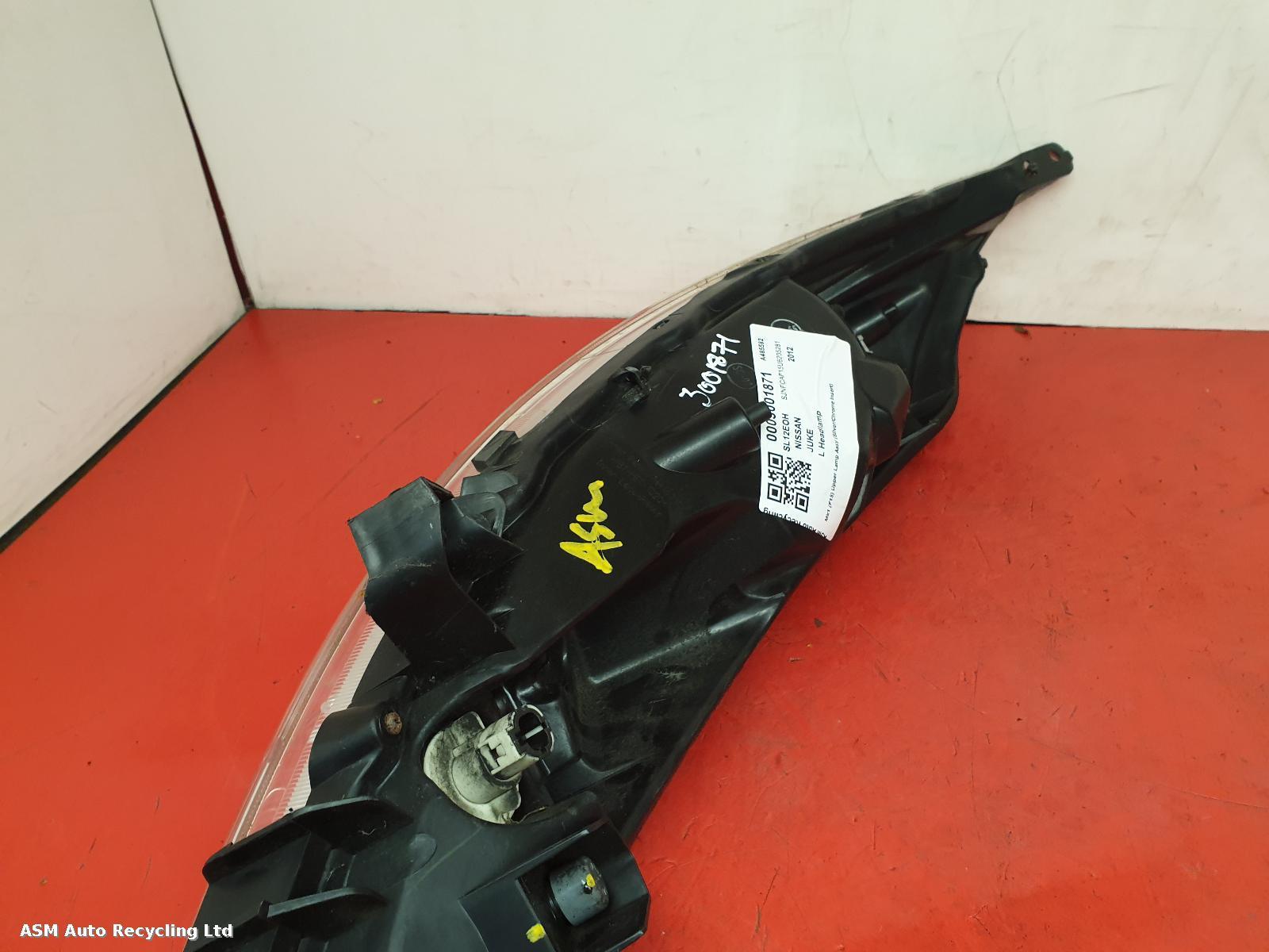 View Auto part L Headlamp Nissan Juke 2012