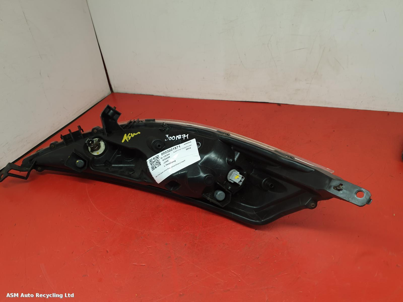 View Auto part L Headlamp Nissan Juke 2012