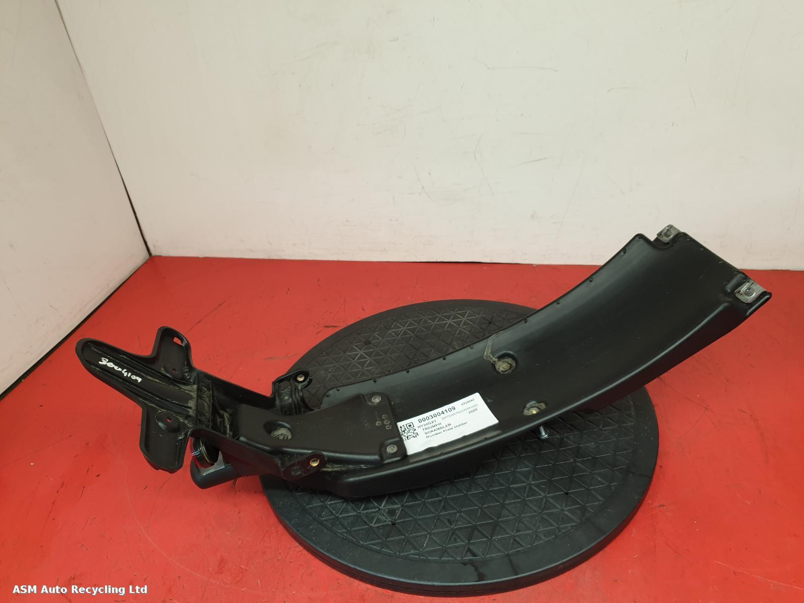 View Auto part Number Plate Holder Triumph Scrambler 2020