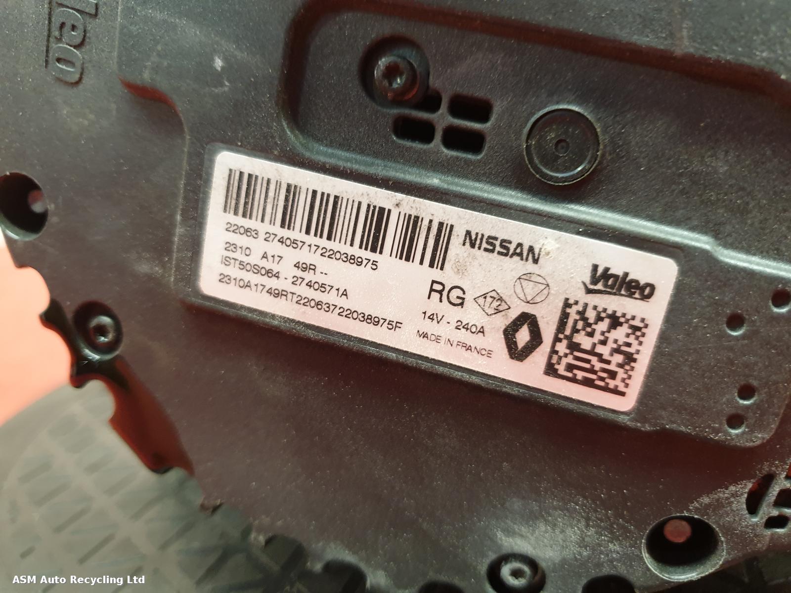 View Auto part Alternator Nissan Qashqai 2022