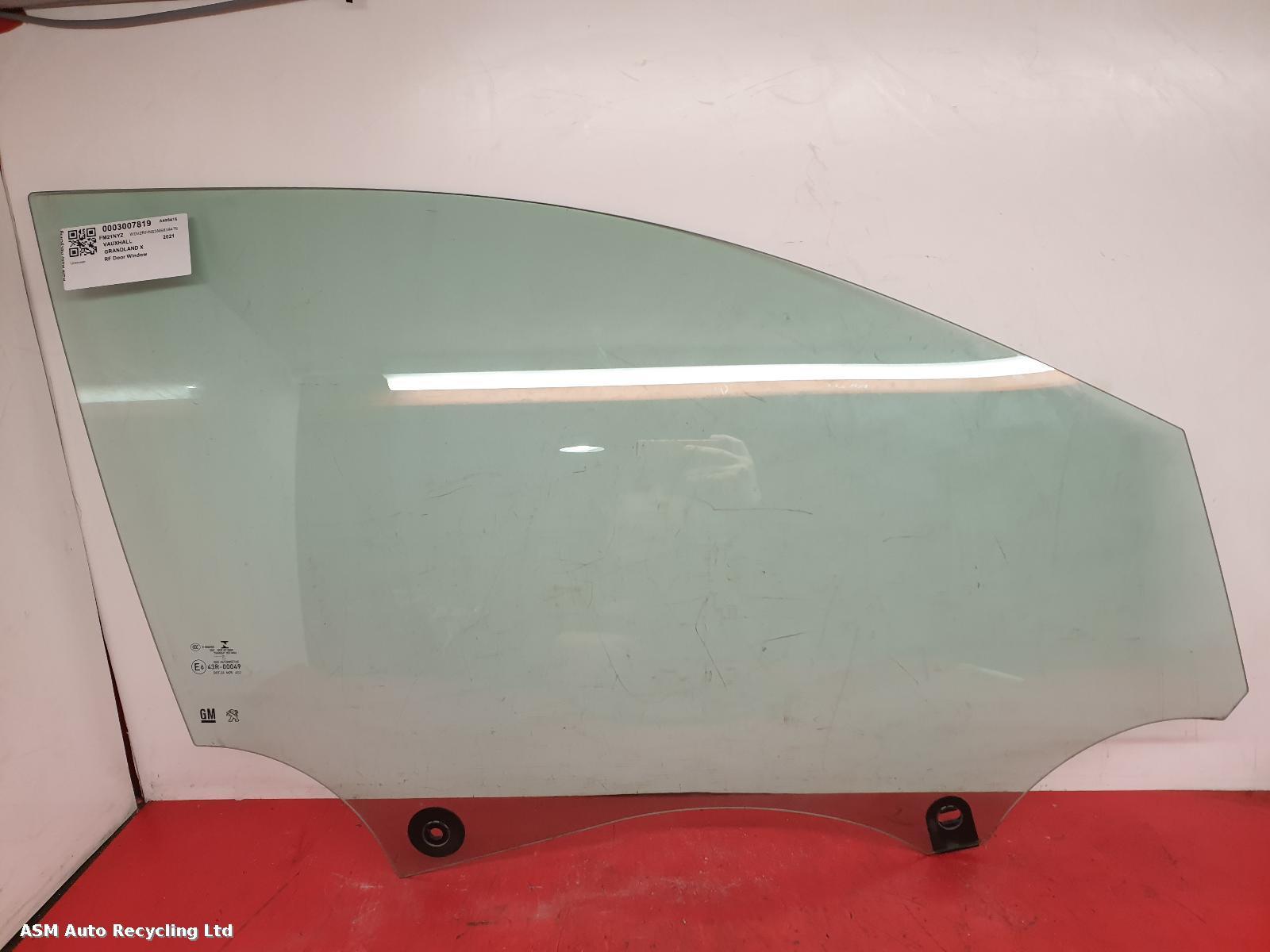 View Auto part RF Door Window Vauxhall Grandland X 2021