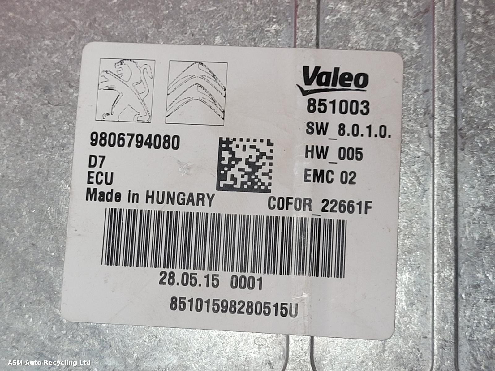 View Auto part Airbag Kit Citroen C4 Picasso 2015