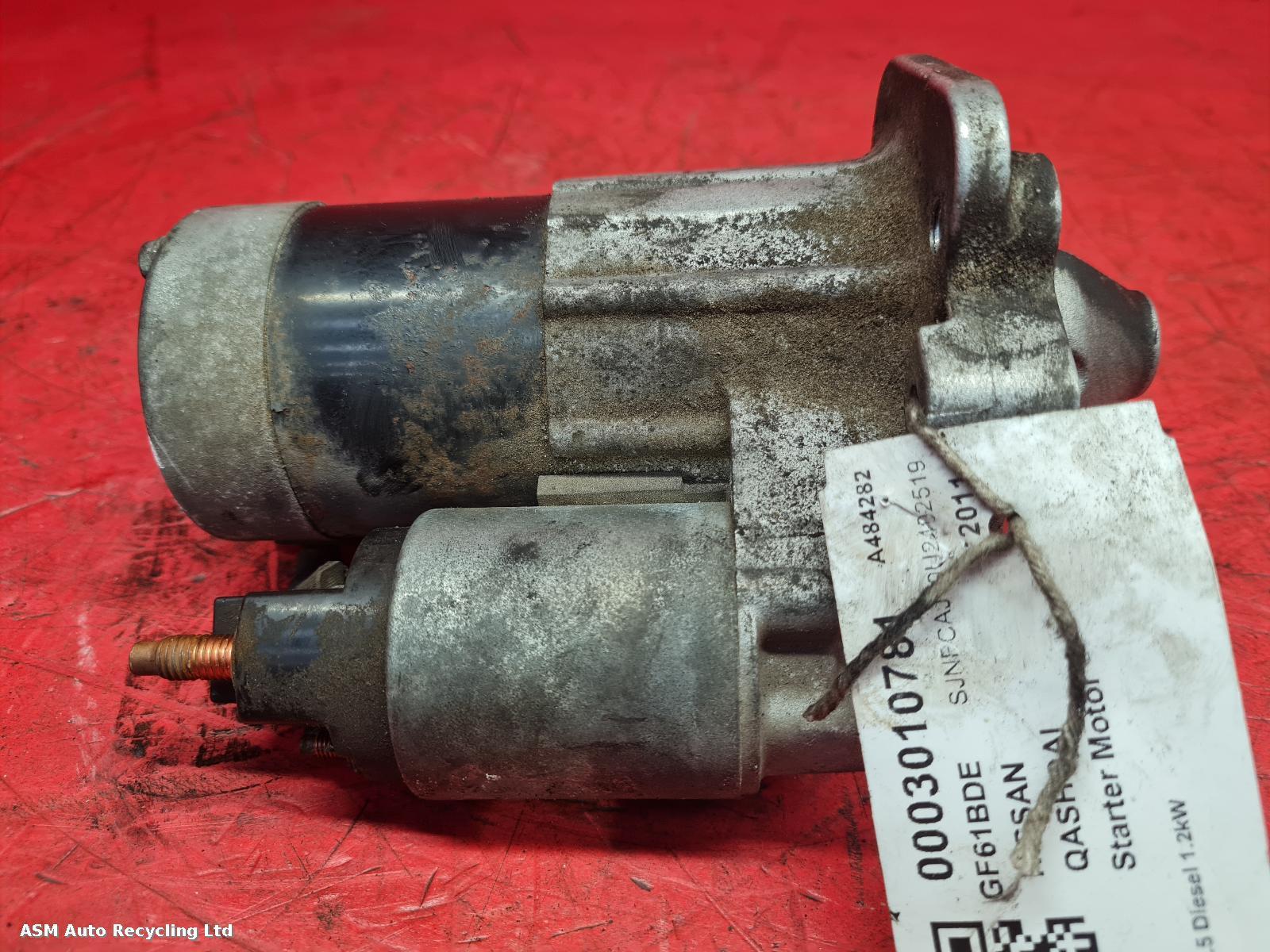 View Auto part Starter Motor Nissan Qashqai 2011