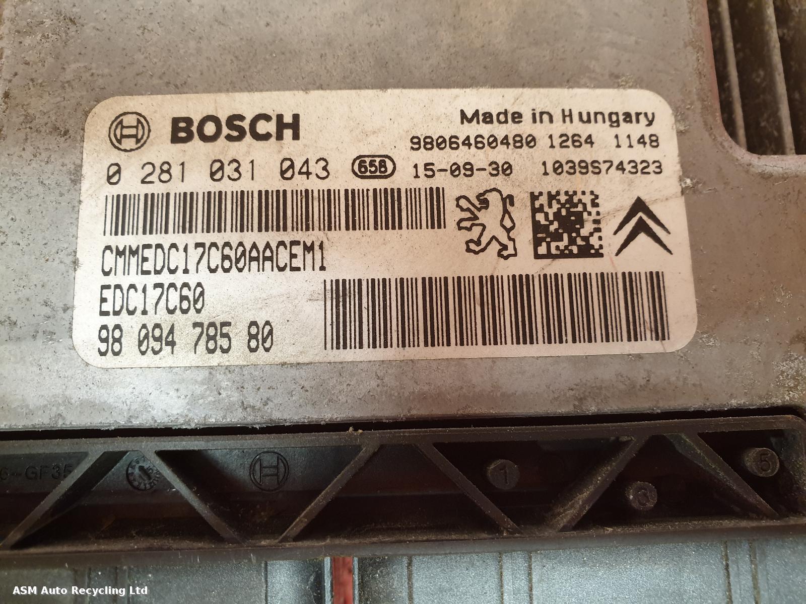 View Auto part ECU Peugeot 2008 2015