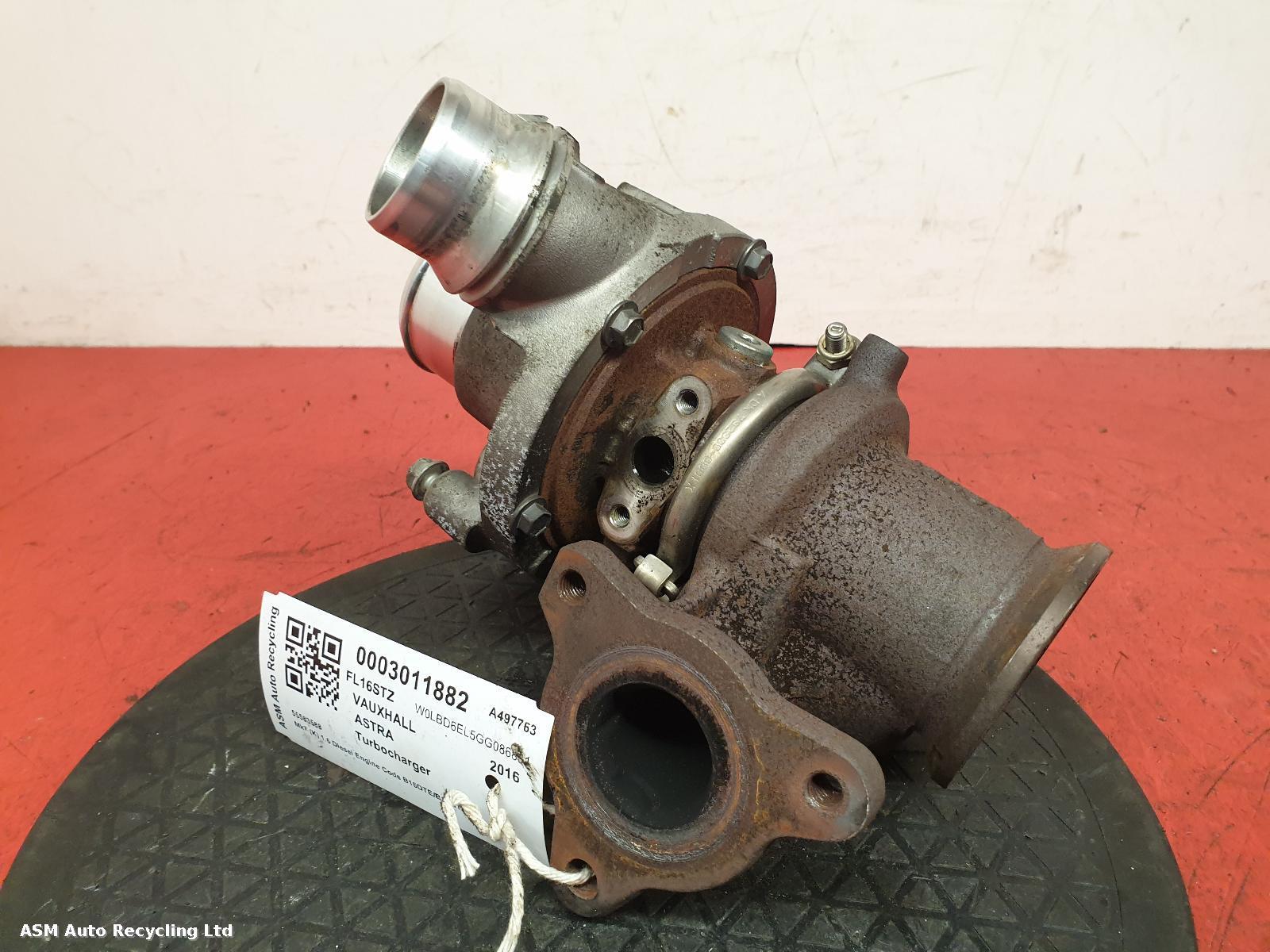 View Auto part Turbocharger Vauxhall Astra 2016