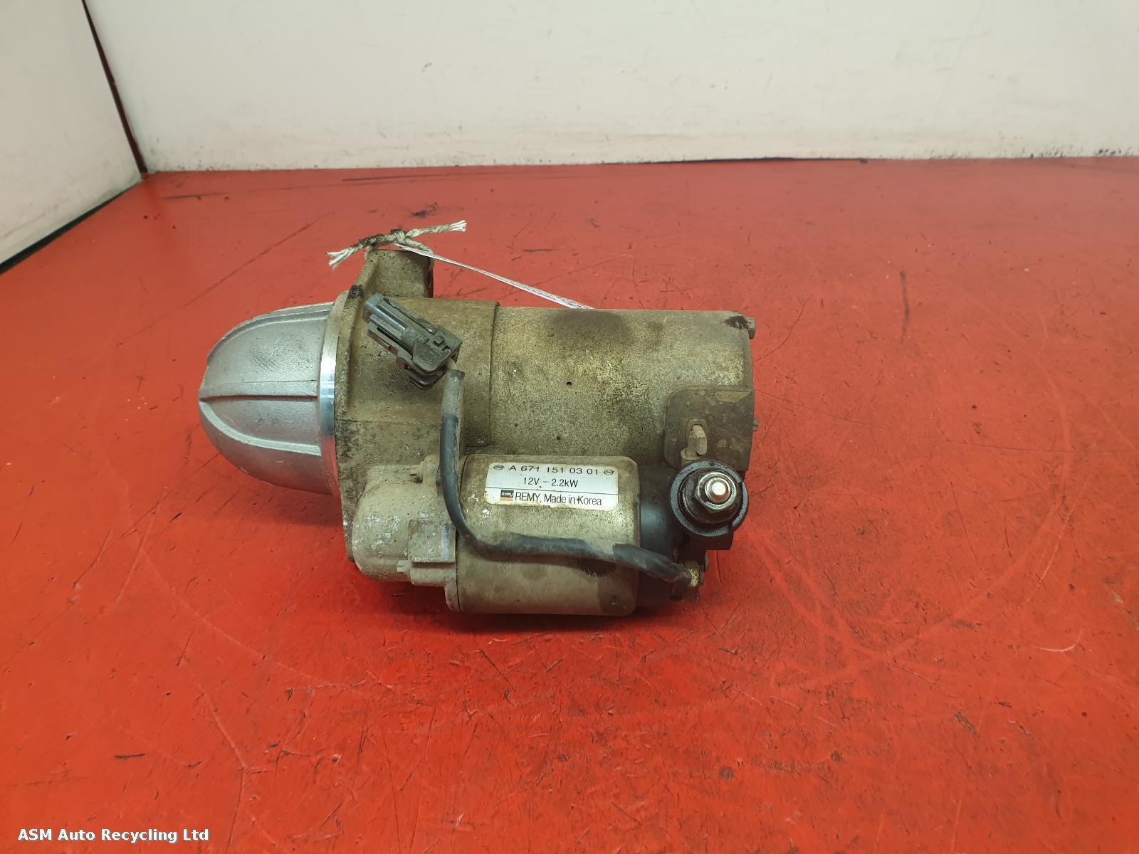 View Auto part Starter Motor Ssangyong Rexton 2015