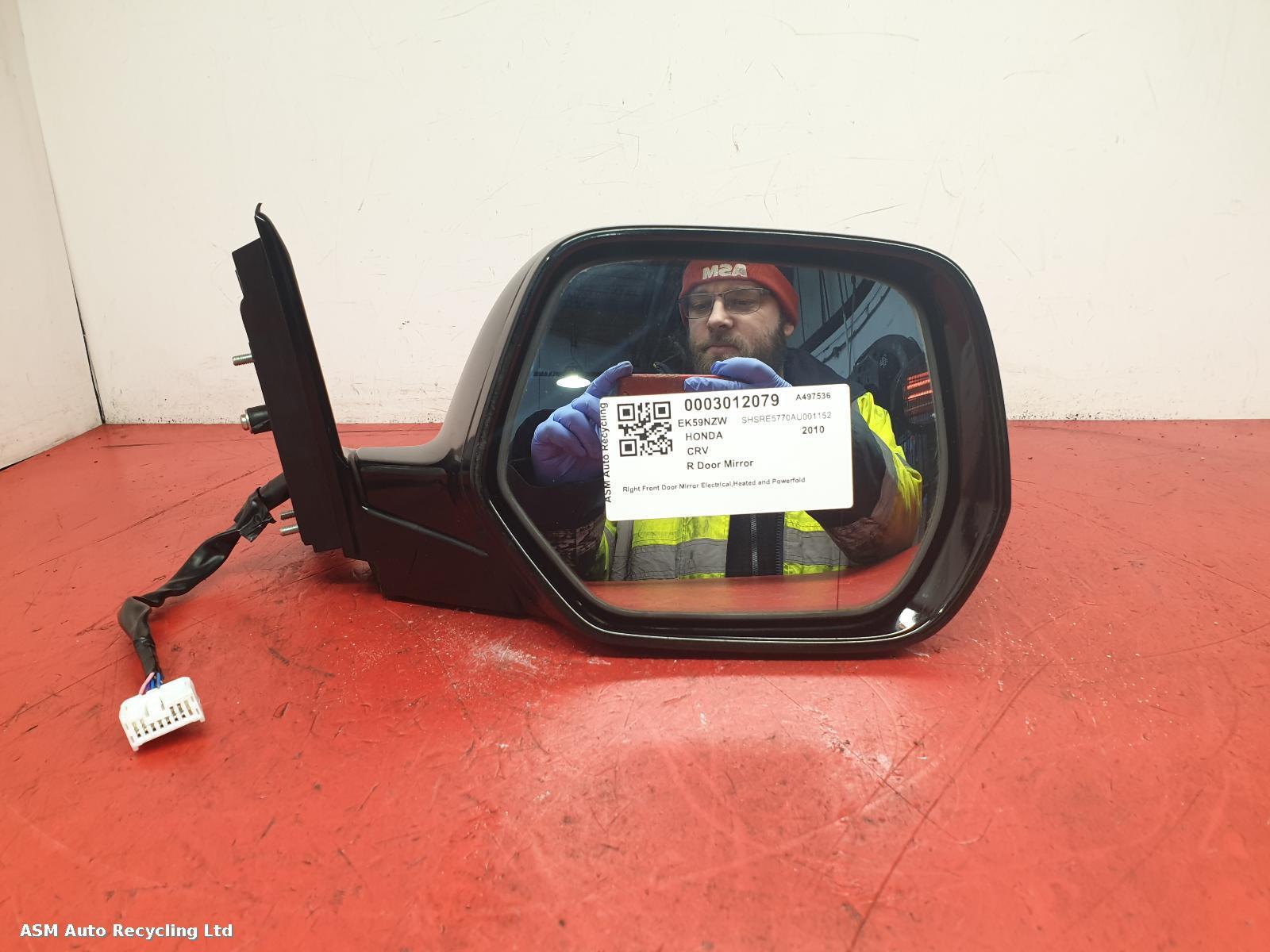 View Auto part R Door Mirror Honda Crv 2010