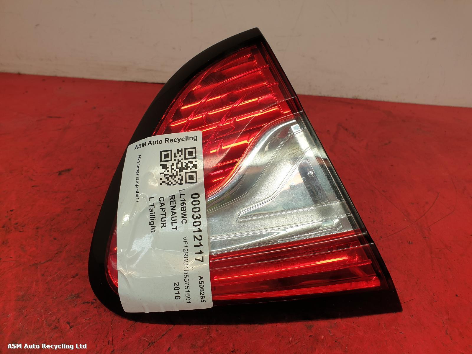 View Auto part L Taillight Renault Captur 2016