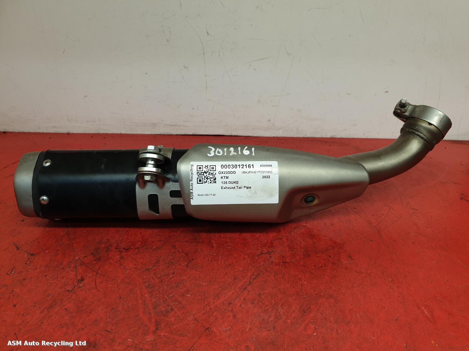View Auto part Tail Pipe Ktm 125 Duke 2022