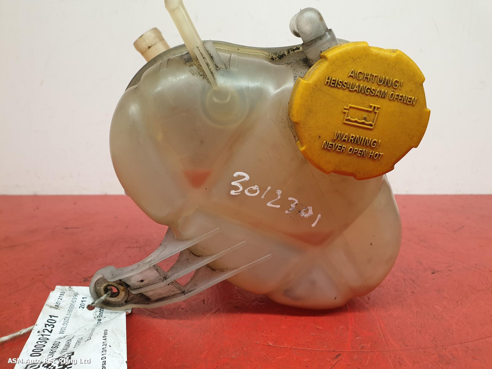 View Auto part Overflow Bottle Vauxhall Corsa 2011