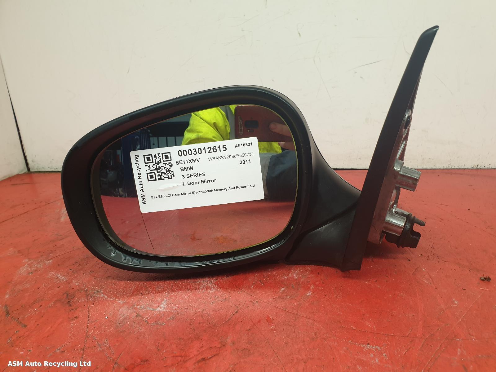 View Auto part L Door Mirror Bmw 3 Series 2011