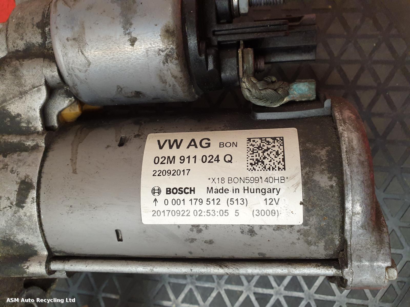 View Auto part Starter Motor Audi A3 2017