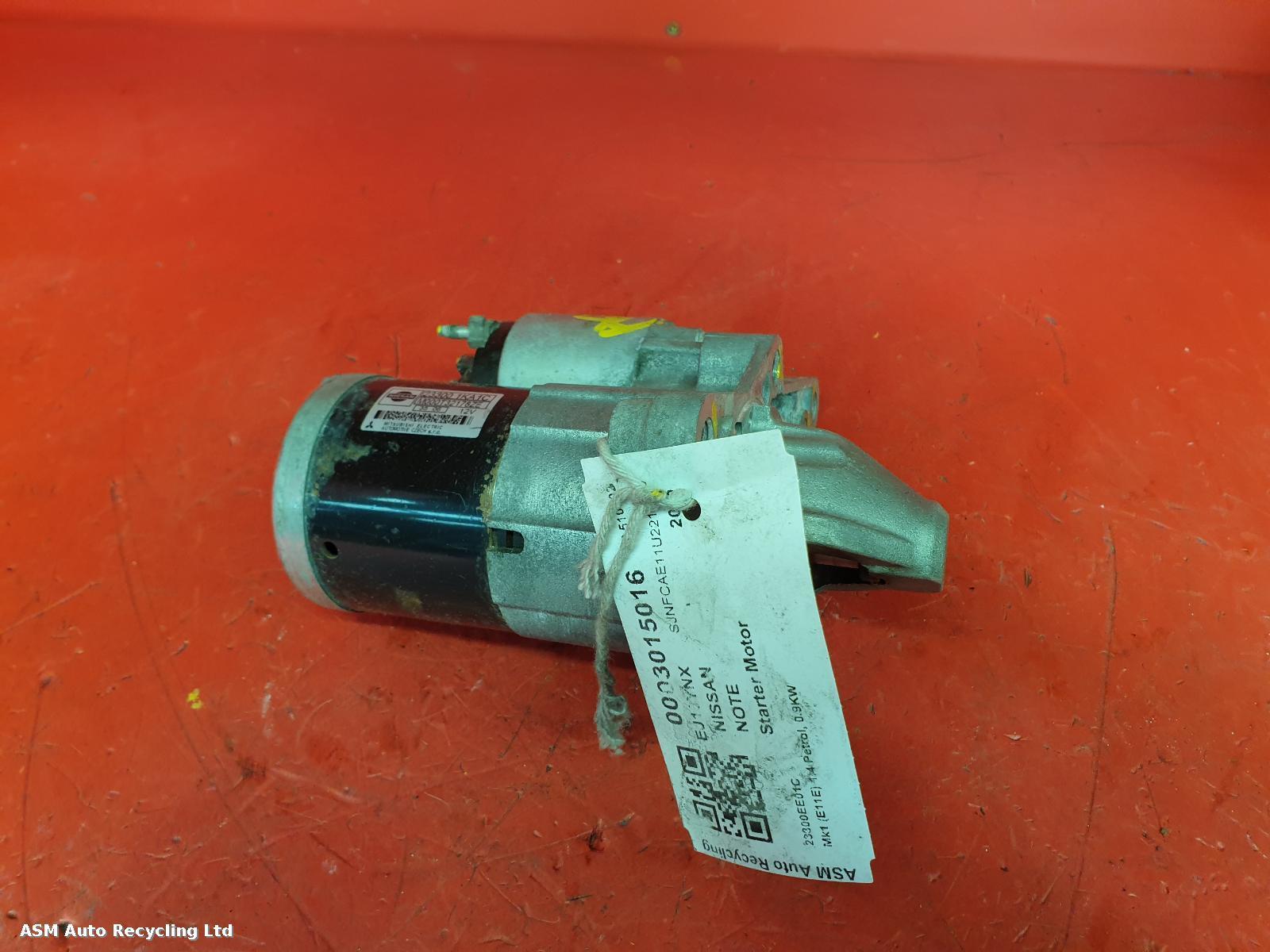 View Auto part Starter Motor Nissan Note 2013