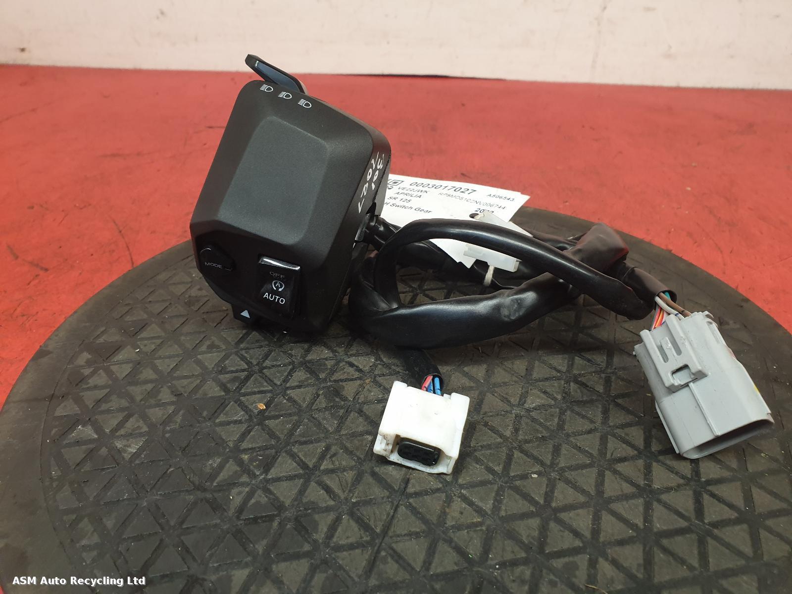 View Auto part LH Switch Gear Aprilia Sr 125 2022