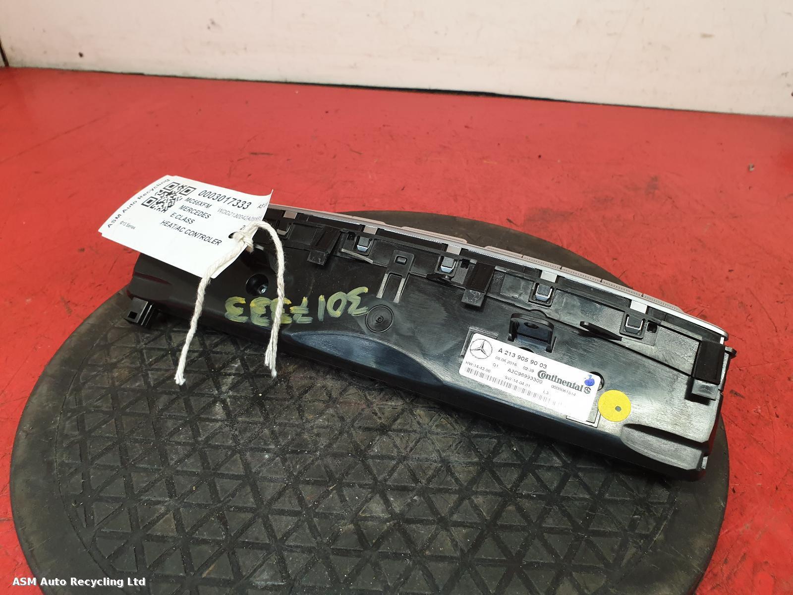 View Auto part Heater/AC Controller Mercedes E Class 2016