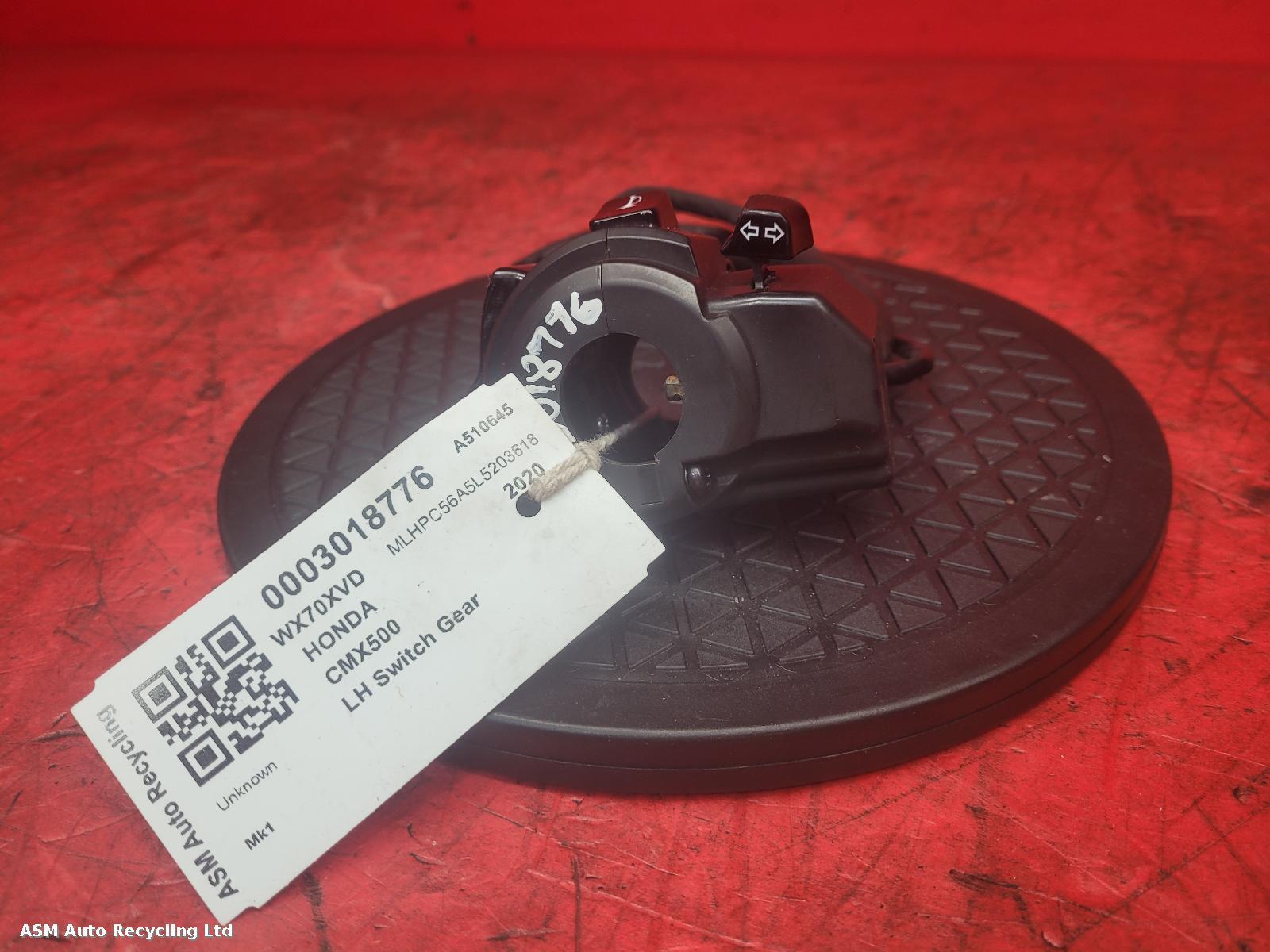 View Auto part LH Switch Gear Honda Cmx500 2020