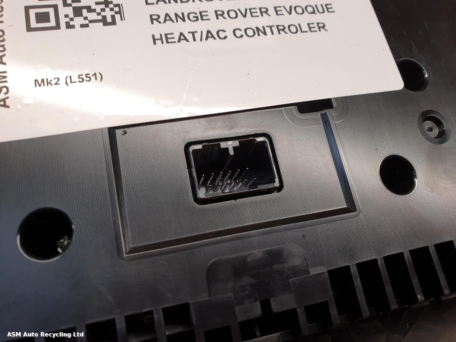 View Auto part Heater/AC Controller Land Rover Range Rover Evoque 2020