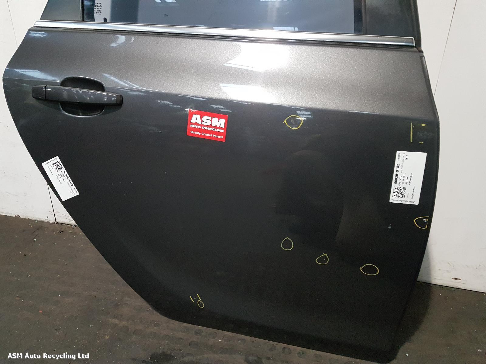 View Auto part R Rear Door Vauxhall Astra 2011