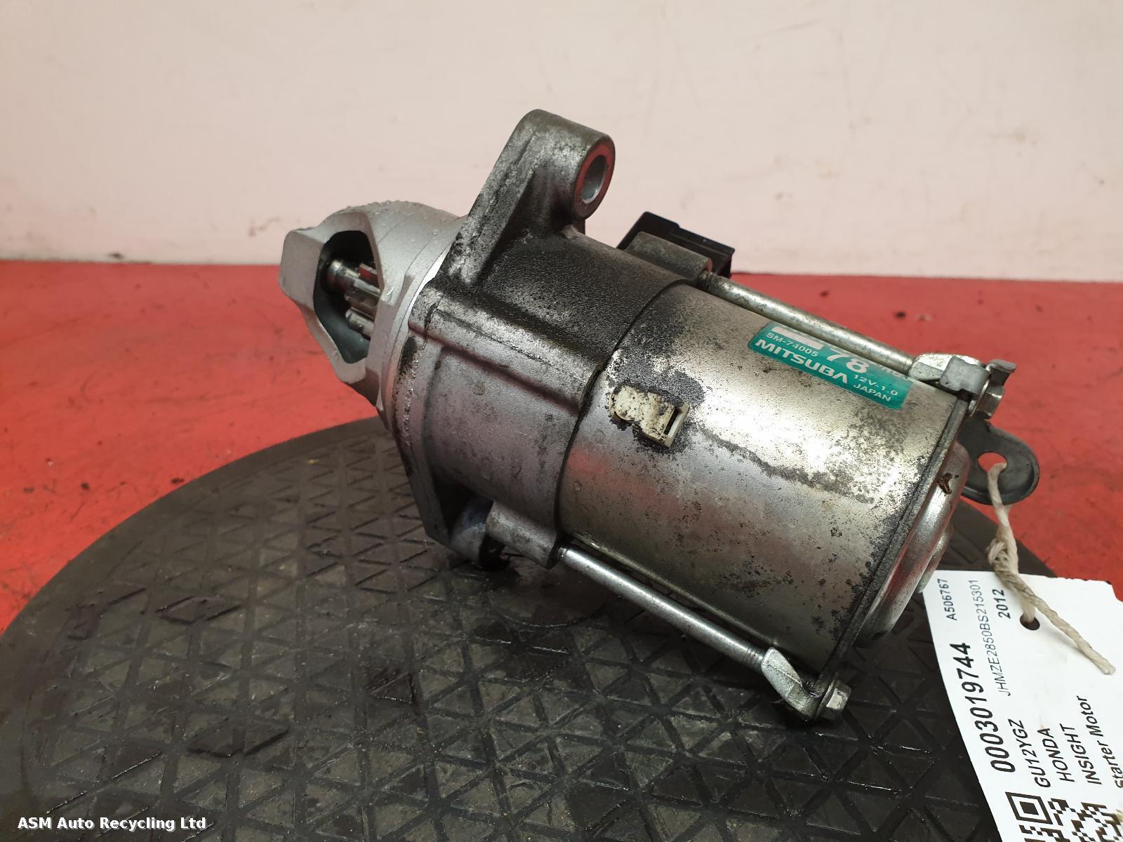 View Auto part Starter Motor Honda Insight 2012