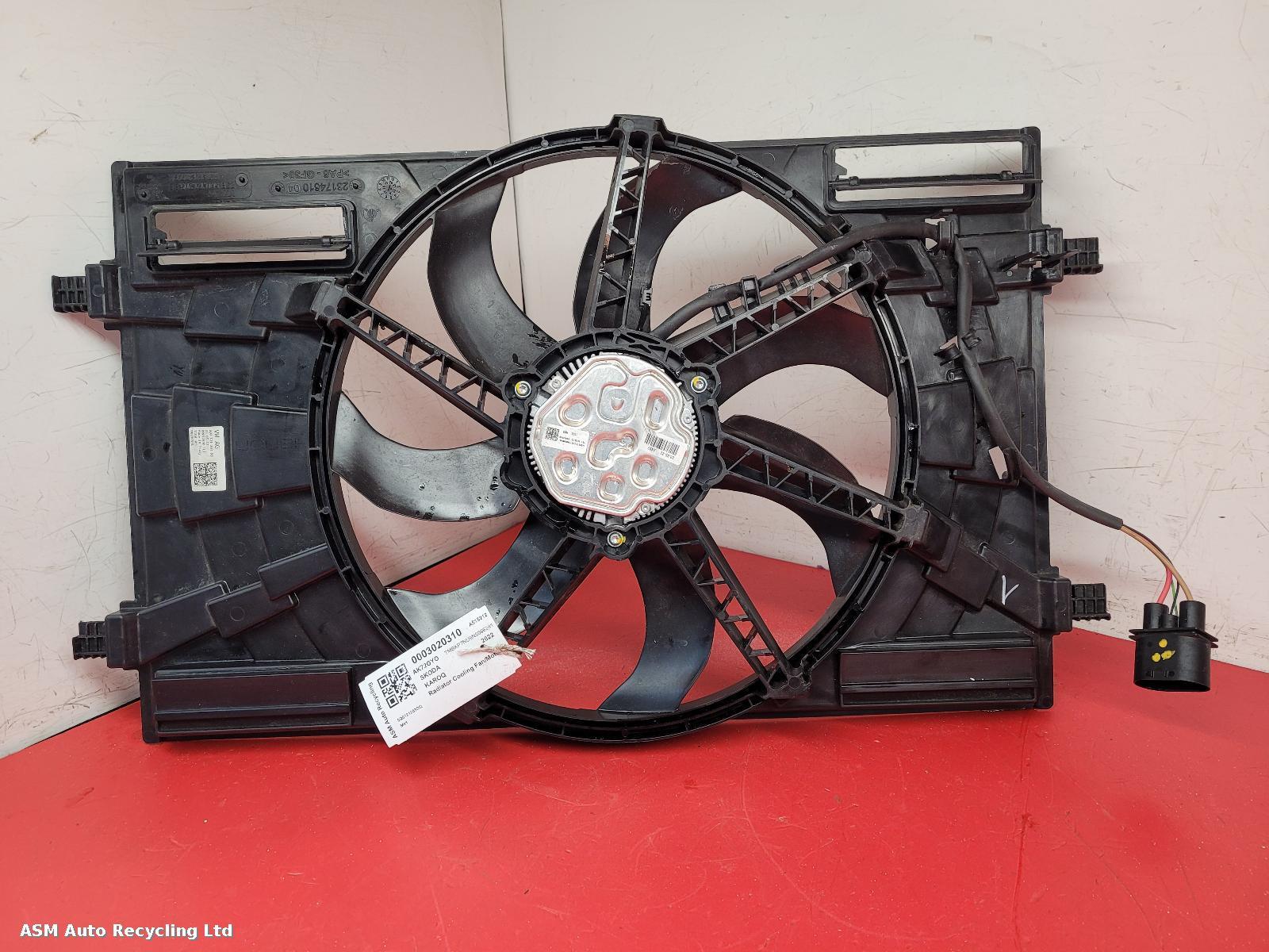 View Auto part Engine Cooling Motor Skoda Karoq 2022