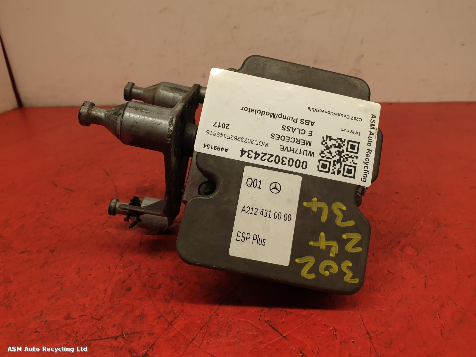 View Auto part ABS Pump/Modulator Mercedes E Class 2017