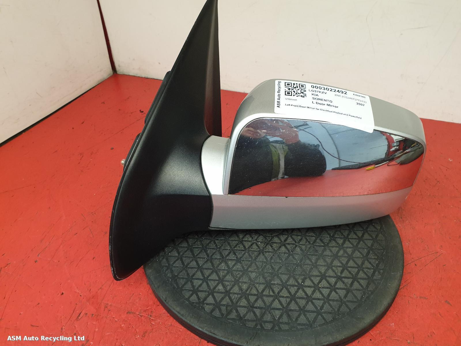 View Auto part L Door Mirror Kia Sorento 2007