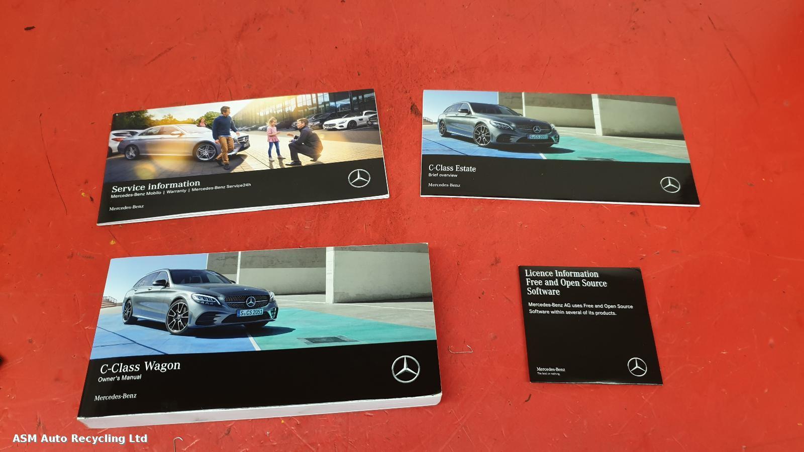 View Auto part Handbook Mercedes C Class 2021