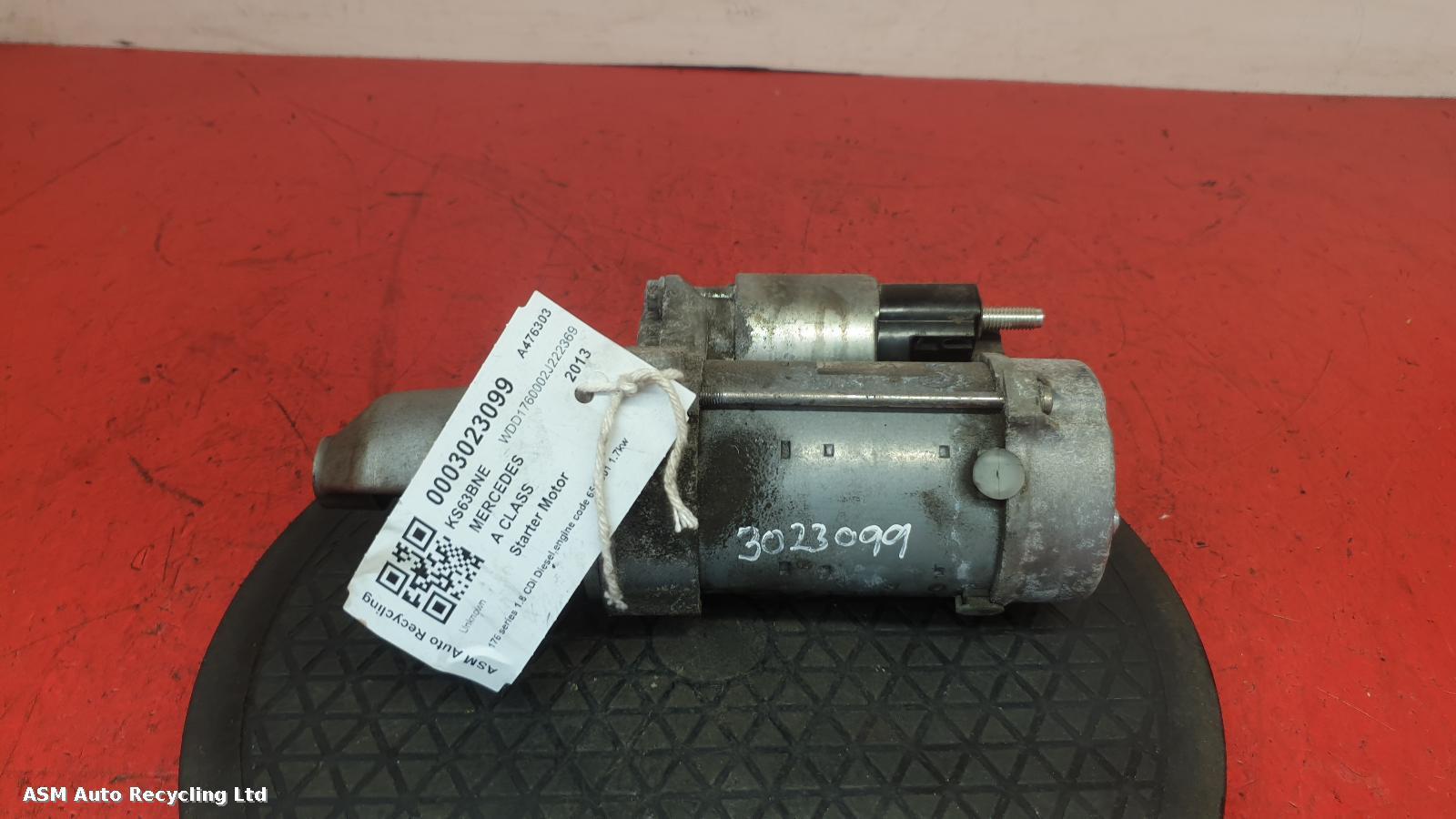 View Auto part Starter Motor Mercedes A Class 2013