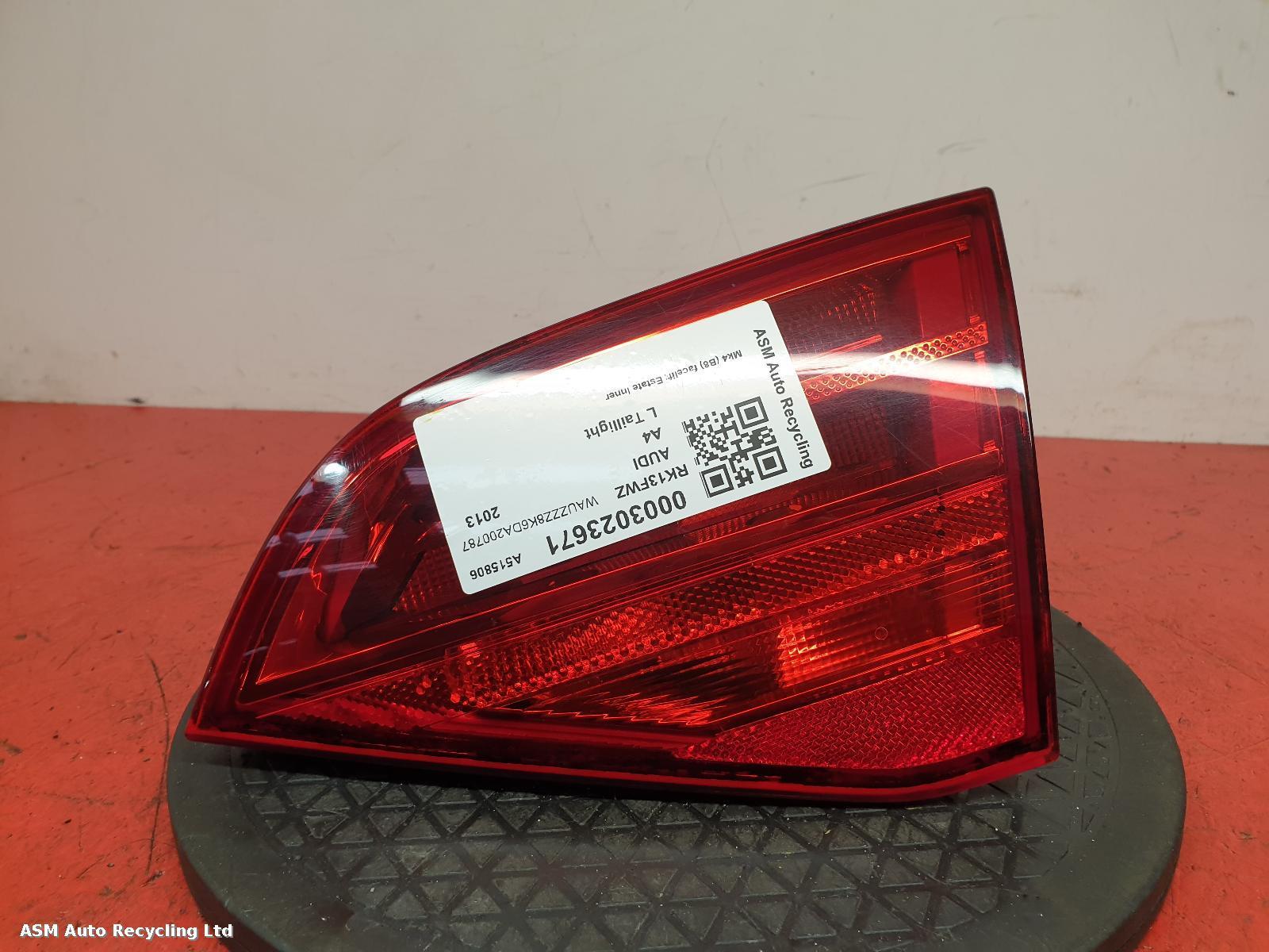 View Auto part R Taillight Audi A4 2013