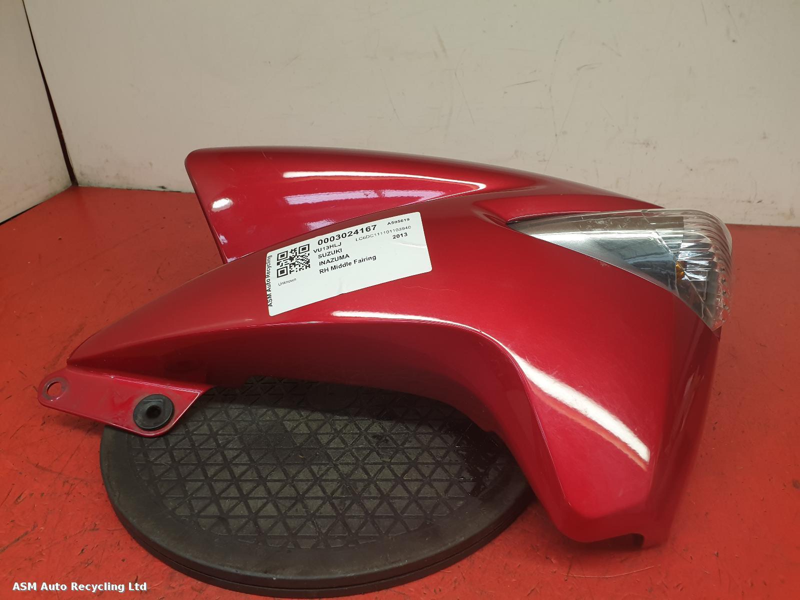 View Auto part RH Middle Fairing Suzuki Inazuma 2013