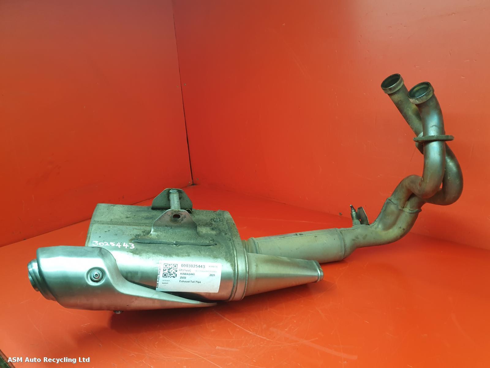 View Auto part Tail Pipe Kawasaki Z650 2021