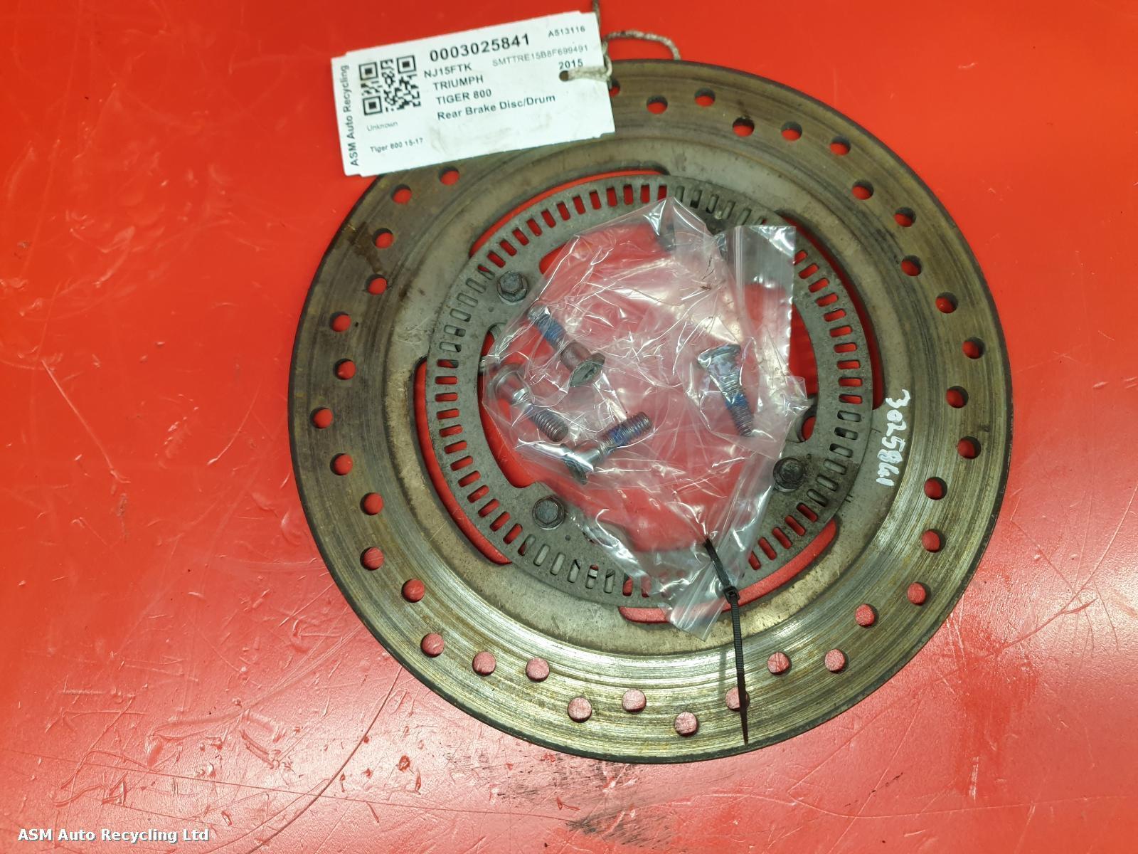 View Auto part Rear Brake Disc/Drum Triumph Tiger 800 2015