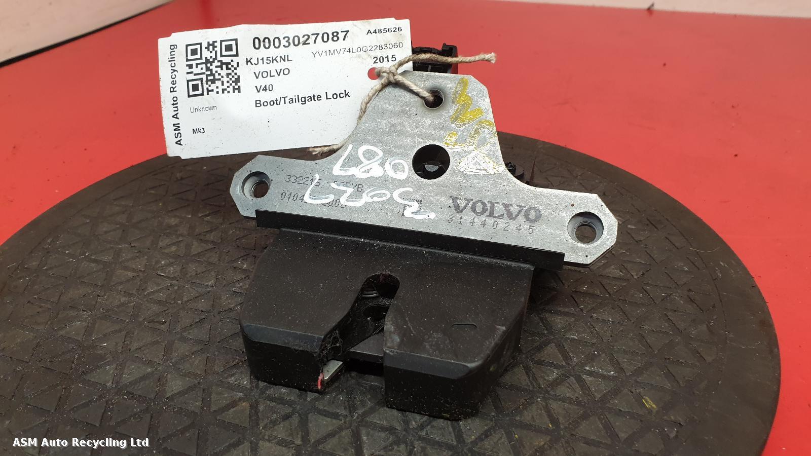 View Auto part Bootlid/Tailgate Lock Volvo V40 2015