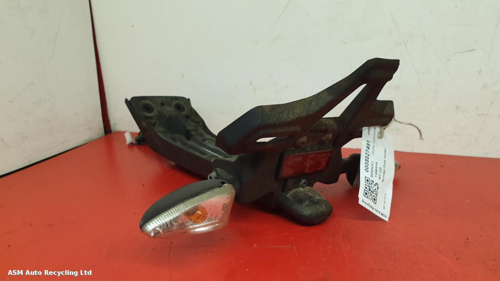 View Auto part Number Plate Holder Yamaha Mt 125 2015