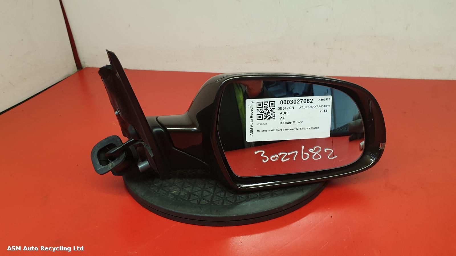 View Auto part R Door Mirror Audi A4 2014