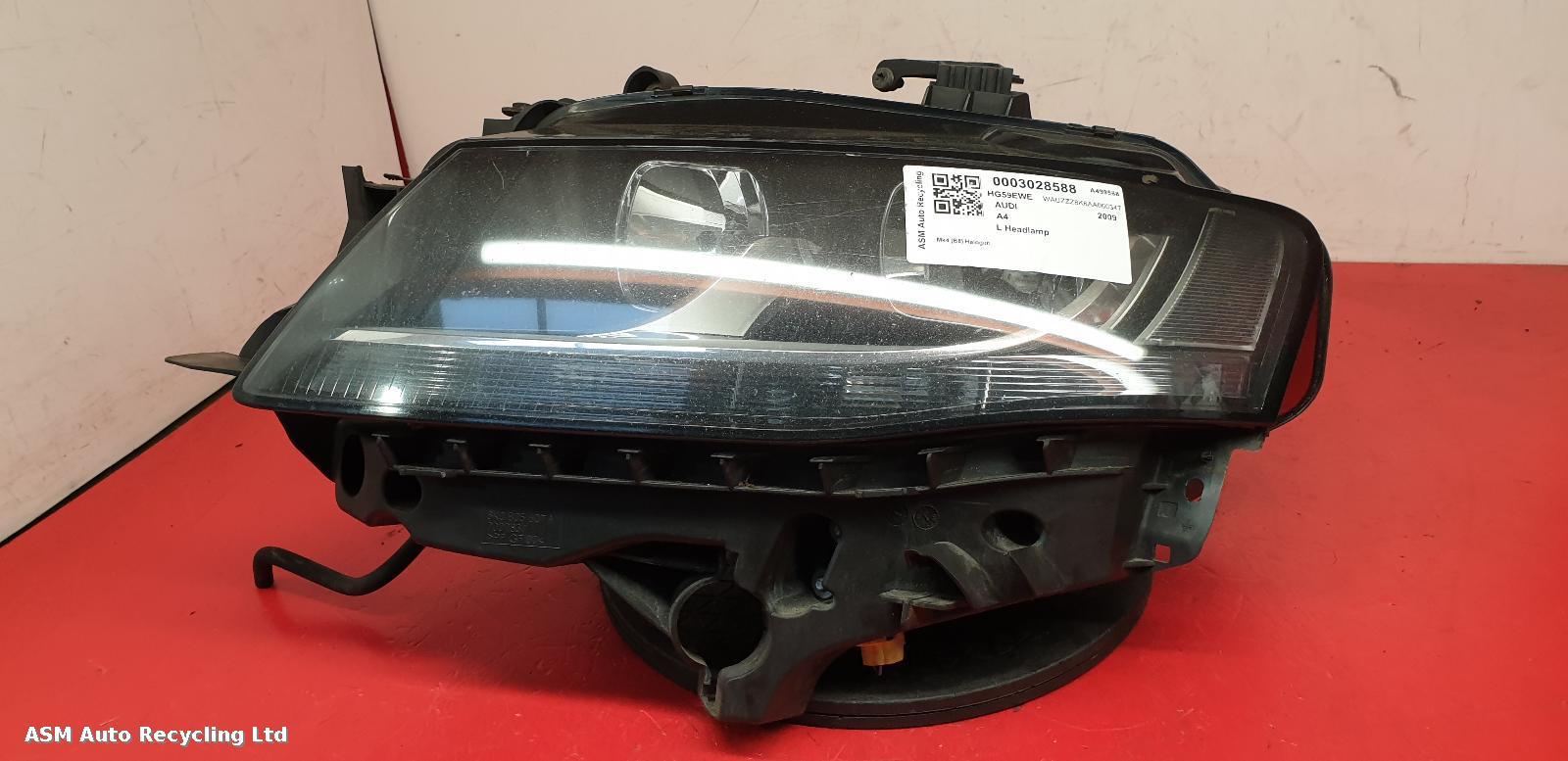 View Auto part L Headlamp Audi A4 2009