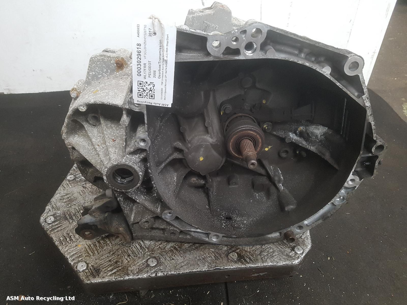 View Auto part Gearbox Peugeot 2008 2017