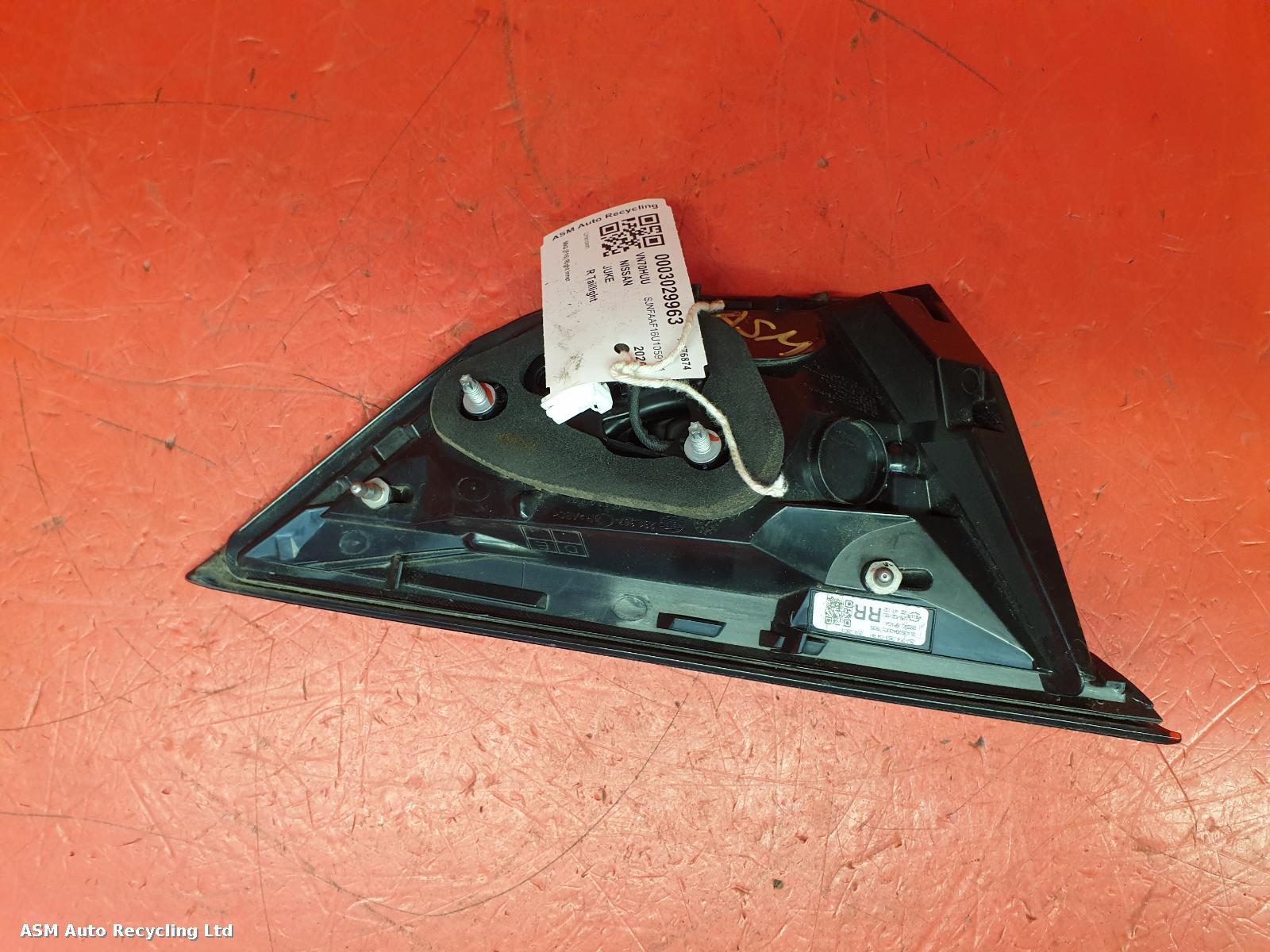 View Auto part R Taillight Nissan Juke 2020