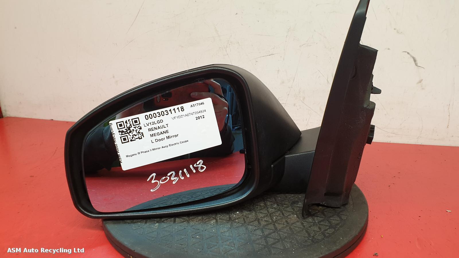 View Auto part L Door Mirror Renault Megane 2012